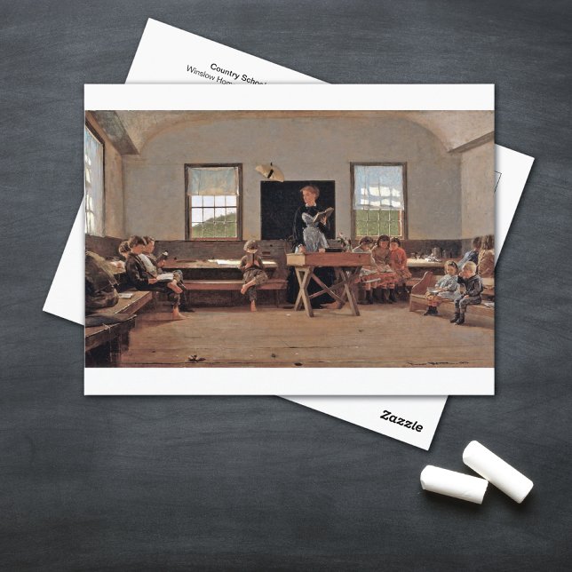 Country School Winslow Homer Postcard (Creator Uploaded)