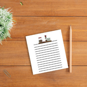 Country Shelf Small Dark Lined Notepad
