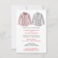 Country Shirts Inspired | Gay Wedding Invitation