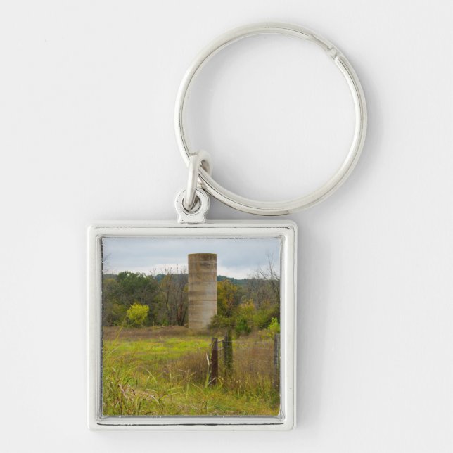 Country Silo Key Ring (Front)