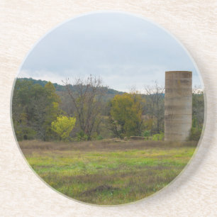 Country Silo Landscape Coaster