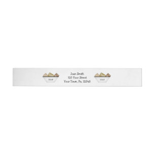 Country Soaps White Wraparound Product Label