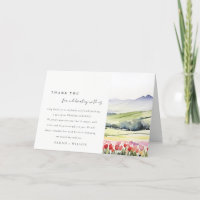 Country Spring Floral Landscape Rehearsal Dinner