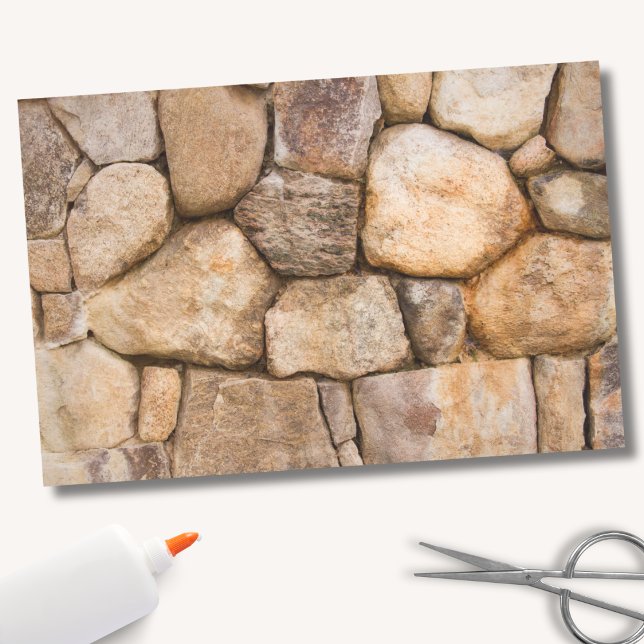 Country Stone Wall Tissue Paper (Creator Uploaded)