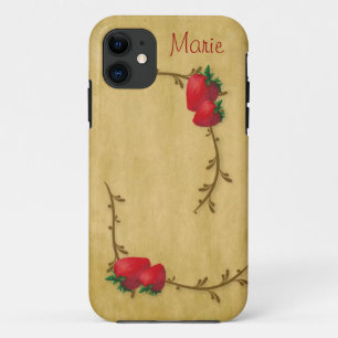 Country Strawberries iPhone 11 Case