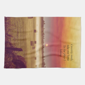 Country Style Apron Tea Towel