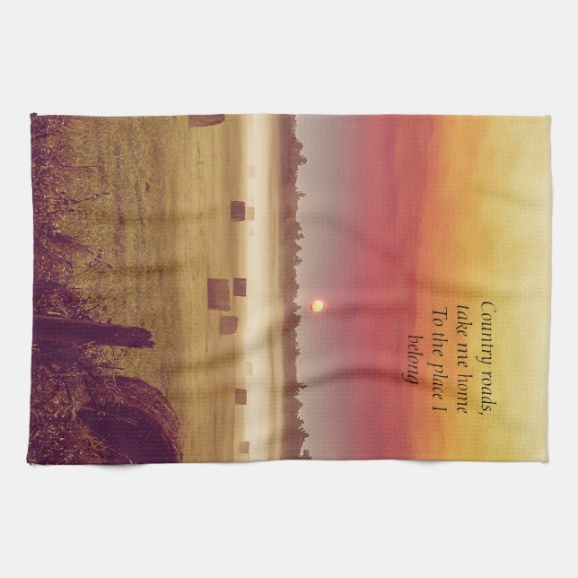 Country Style Apron Tea Towel (Horizontal)