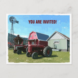Country Style Get Together Invitation
