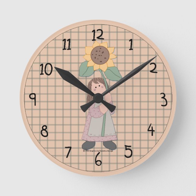 Country Summer Clock (Front)