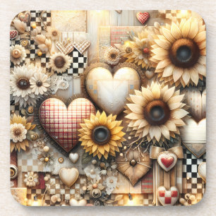 Country Sunflower  Coaster