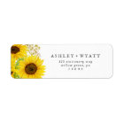 Country Sunflower Return Address Label
