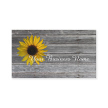 Country Sunflower Weathered Wooden Wall