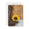 Country Sunflower Western Wedding RSVP Response
