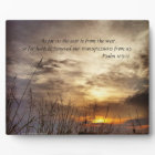 Country Sunrise Nature Art Photo and Bible Verse