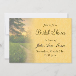 Country Sunset Bridal Shower Invitation