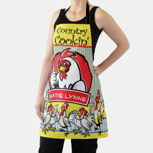 Country Sunshine Chicken Rooster Apron