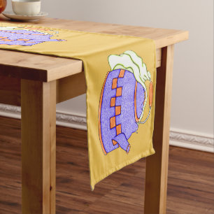 Country Tea Pot 2 Table Runner