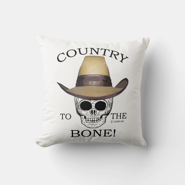 Country to the Bone! Cushion (Front)