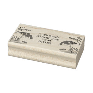 Country Toadstool Address stamp