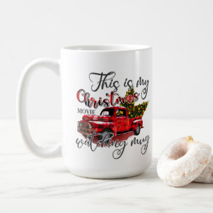 Country truck Christmas movie watching Coffee Mug