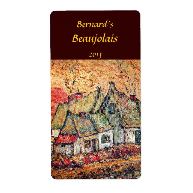Country Village Wine Label (Front)