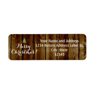 Country Vintage Wood Merry Christmas
