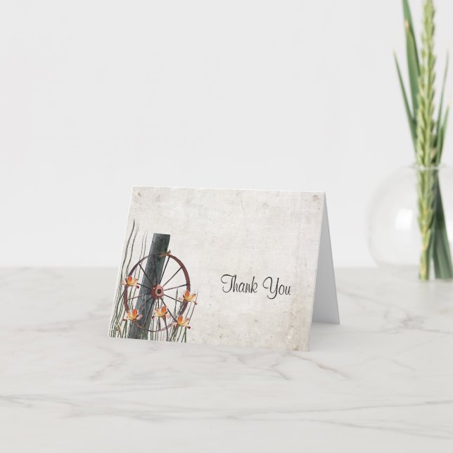 Country Wagon Wheel  - Thank You (Front)