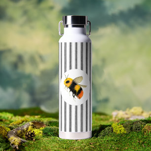 Country Watercolor Bee Water Bottle