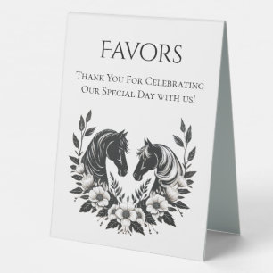 Country Wedding-Horses and Flowers