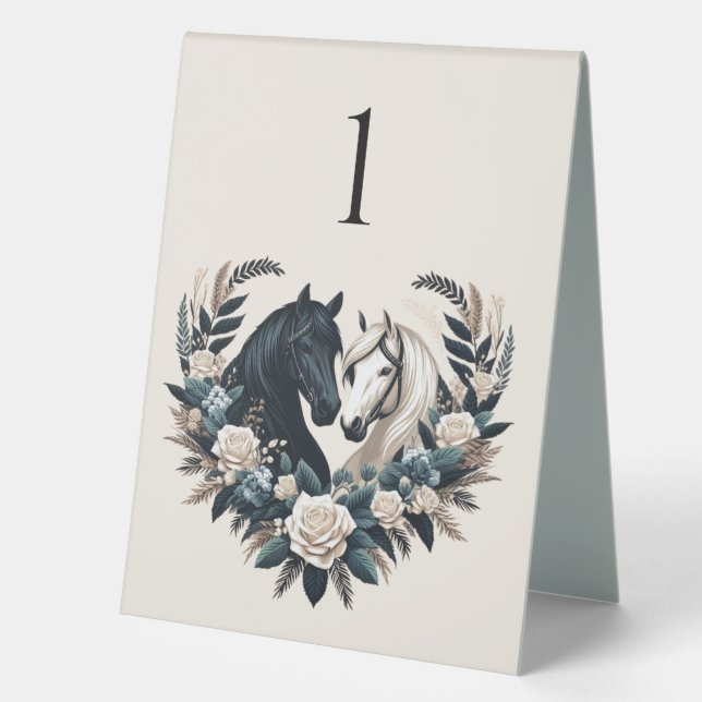 Country Wedding-Horses in Love  (Front)