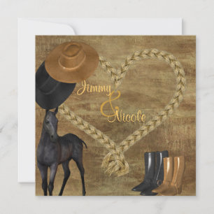 Country WEDDING INVITATION
