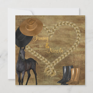 Country WEDDING INVITATION