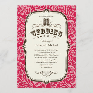 Country Wedding Shower Invitations