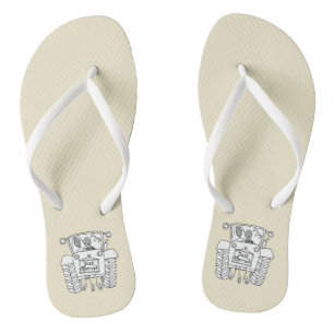 Country Wedding Tractor Flip Flop Footwear