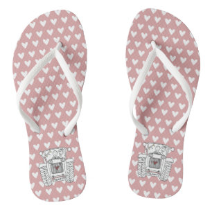 Country Wedding Tractor Flip Flop Footwear