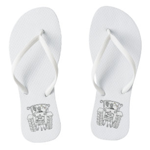 Country Wedding Tractor Flip Flop Footwear