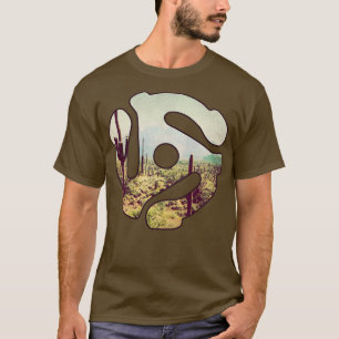 Country Western 45 Record Adapter T-Shirt