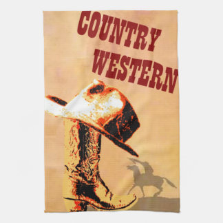 Country Western American MoJo Kitchen Towel