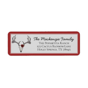 Country Western Christmas Reindeer Antlers