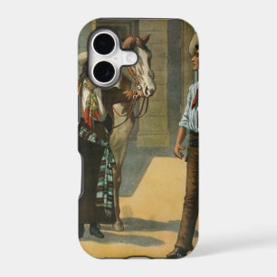 Country western cowboy cowgirl horse farm vintage