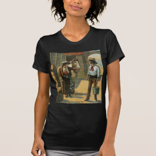 Country western cowboy cowgirl horse farm vintage T-Shirt