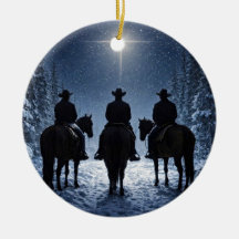 Country Western Cowboy North Star Christmas