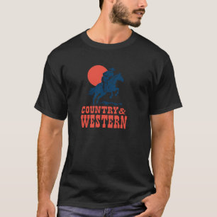 Country Western Cowboy Vintage Gunslinger Retro Ho T-Shirt
