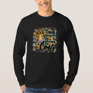 Country Western Easily Distracted By Sunflowers An T-Shirt