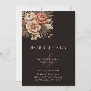 Country Western Flowers Invitation
