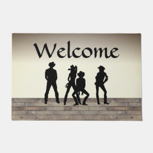 Country Western Fun Doormat