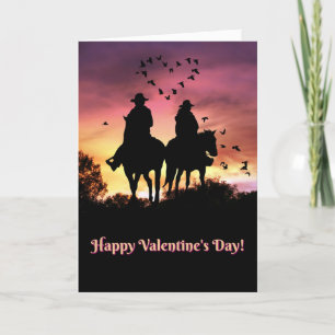 Country Western Happy Valentine's Day Card