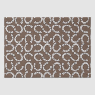 Country Western Horse shoe pattern tissue paper