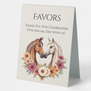 Country Western Horses-Favours