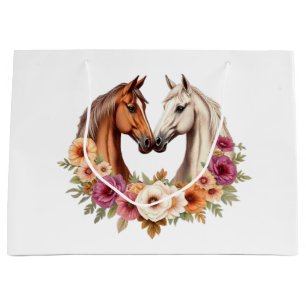 Country Western Horses Large Gift Bag